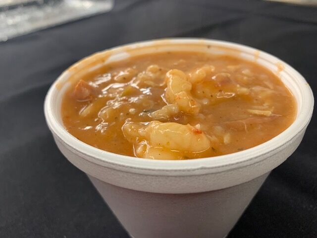 Seafood gumbo at Mike Linnig's
